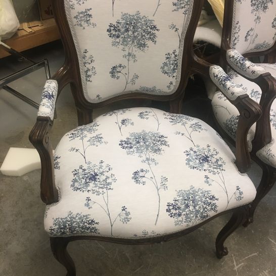 Armchair upholstery